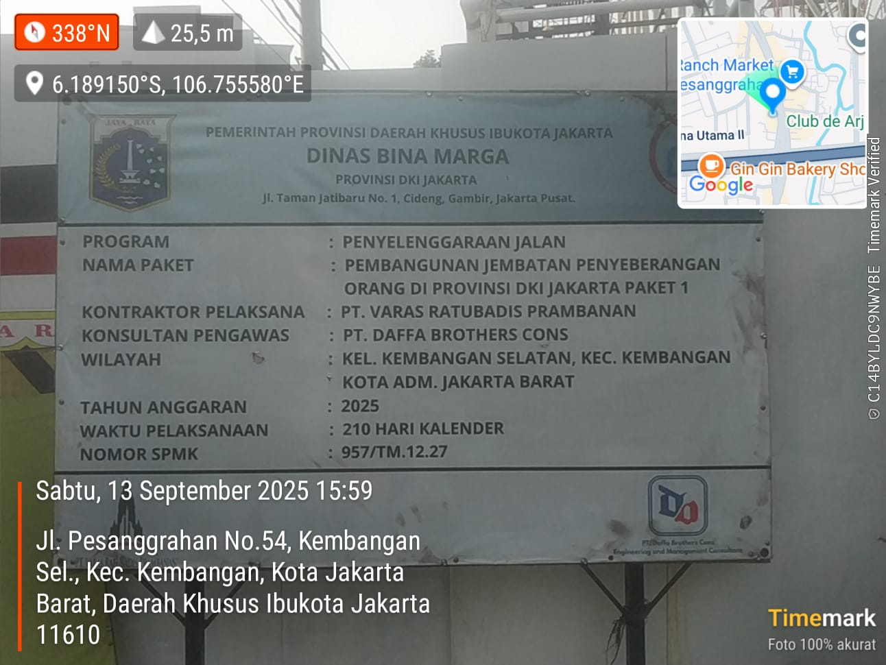 Menjadi Sorotan Publik : Anggaran APBD Tahun 2025  untuk Pembangunan Jembatan penyeberangan orang (JPO) Dinas Bina Marga diduga tidak transparan !!